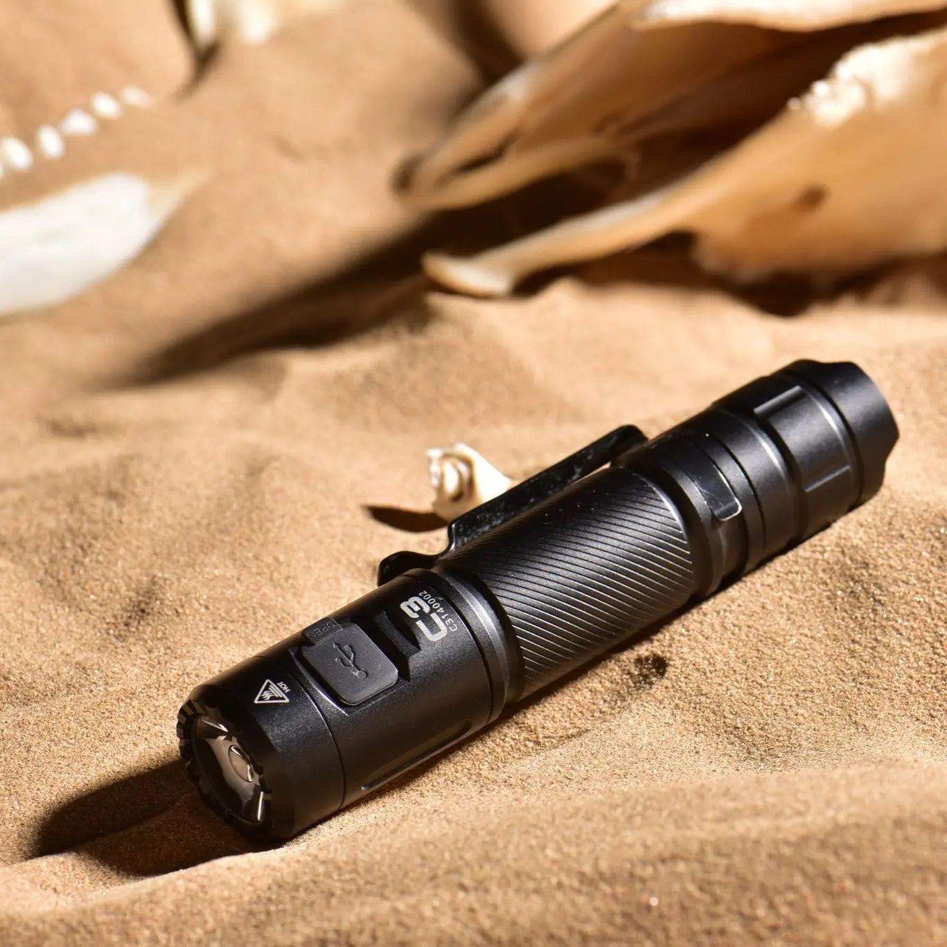 1200 lumen rechargeable flashlight C3 1200 Lumen Compact Flashlight