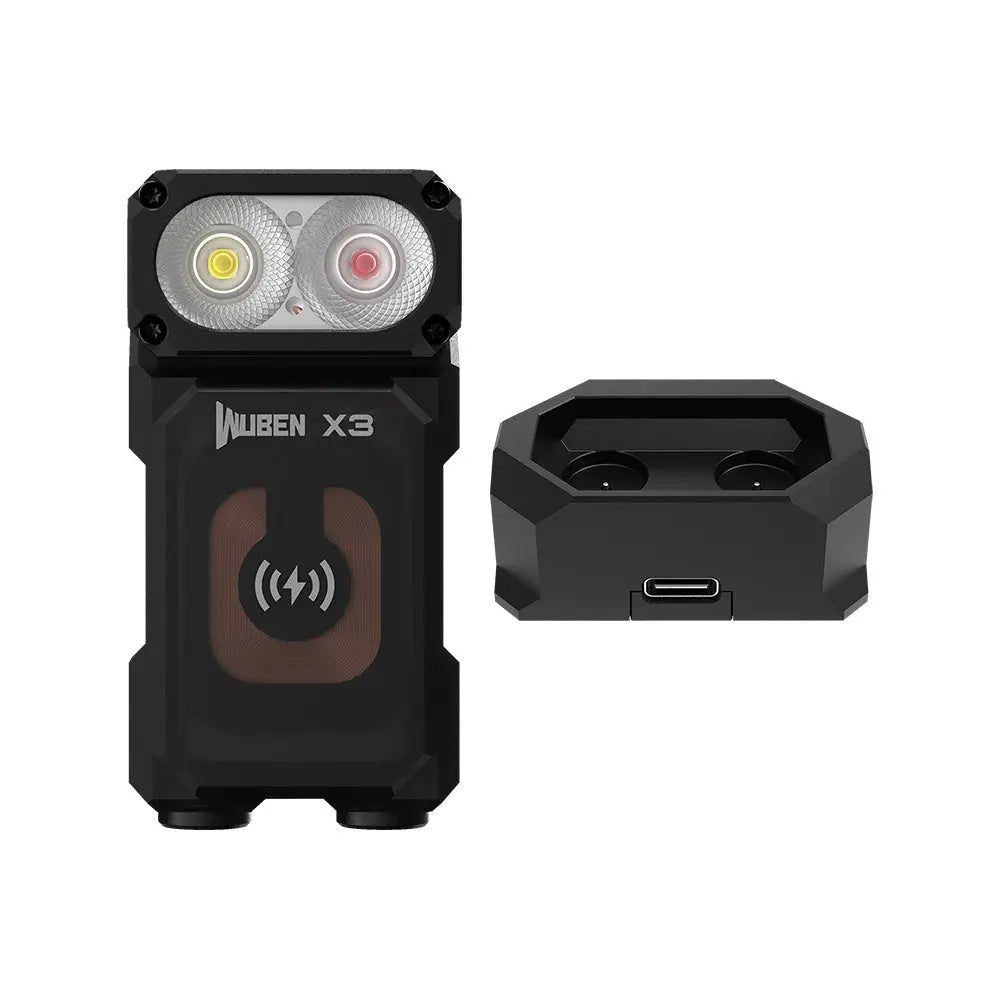 Lightok X3 Owl EDC Flashlight with Seat Charger - WubenLight