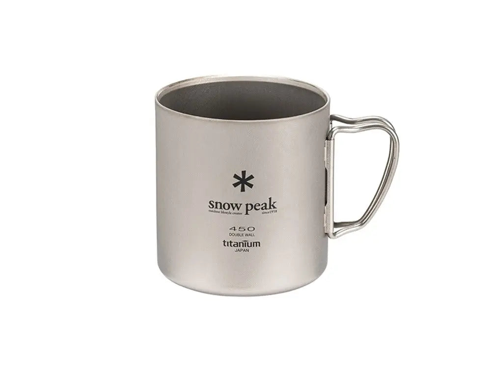 Ti Double Wall Mug - Snow Peak