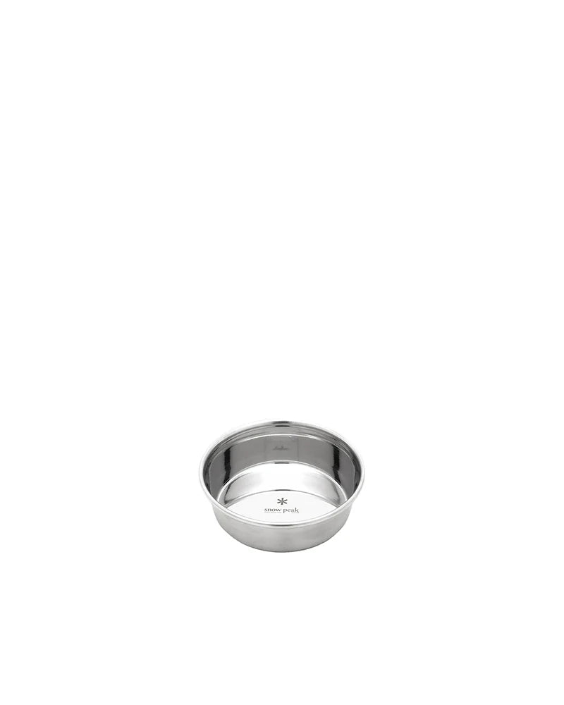 Dog Bowl, X-Small, stainless steel bowl on a white background