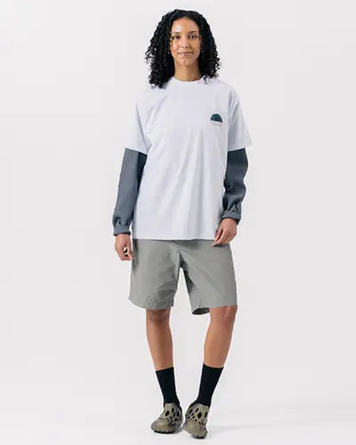 Alpha Breeze Typography T-Shirt - Snow Peak