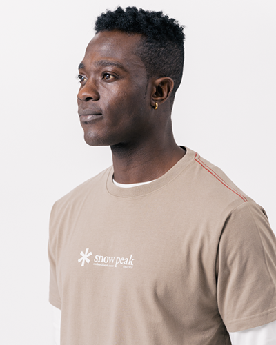 T-shirt à manches courtes en coton doux avec logo