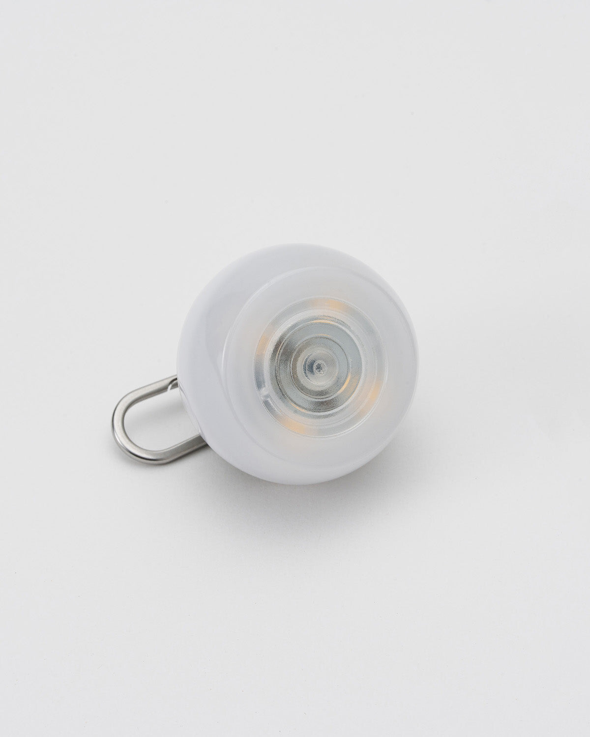 Micro Hozuki, Ivory, underside showing the LED and diffuser