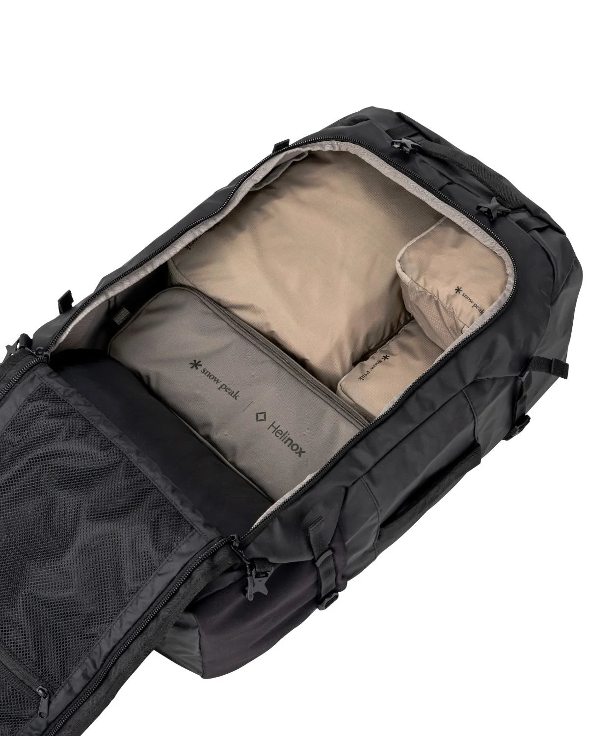 OT Packing Cubes packed inside an OT Duffel Bag