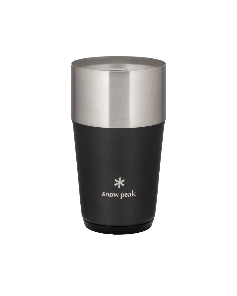 Shimo Tumbler, Black, front view on a white background