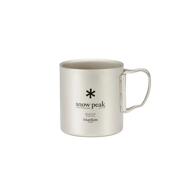 Ti Double Wall Mug - Snow Peak