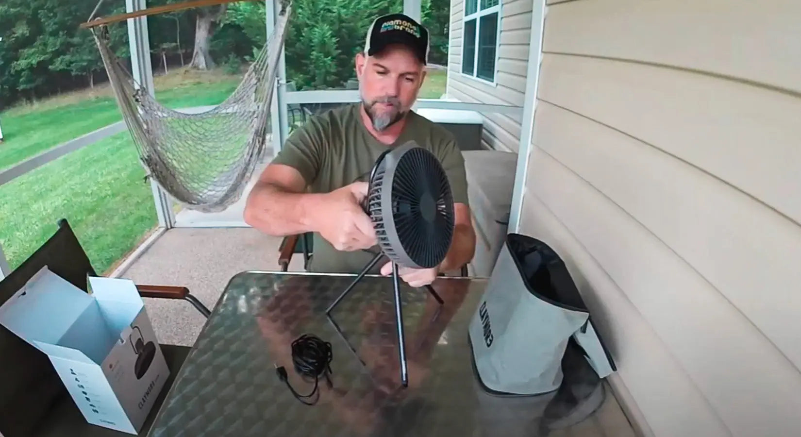 [828findadventure] CLAYMORE Rechargeable Multi Fan can even recharge your phone. - BIGTENT