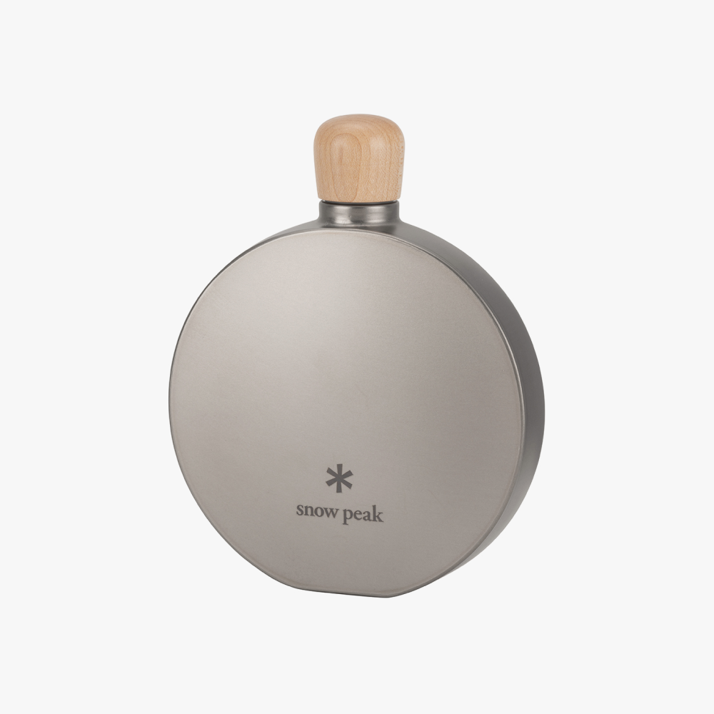 Round Titanium Flask in 150 mL