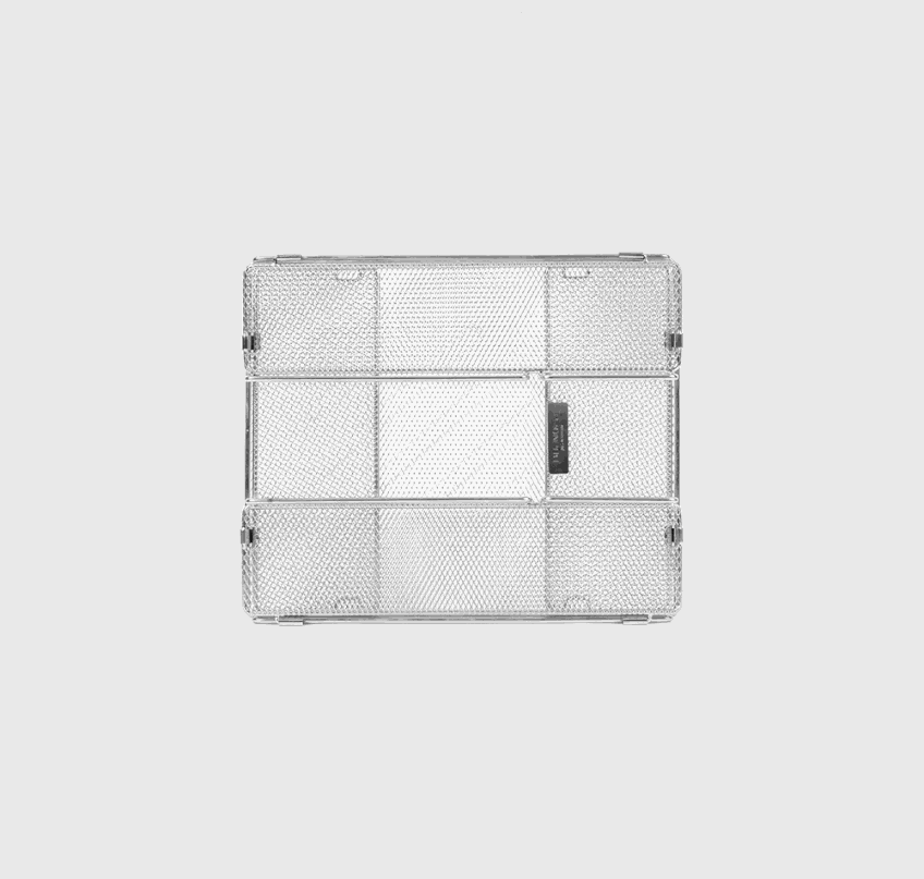 BUENOFE IGT Mesh Tray 1.5 animation showing all four side panels folding down flat