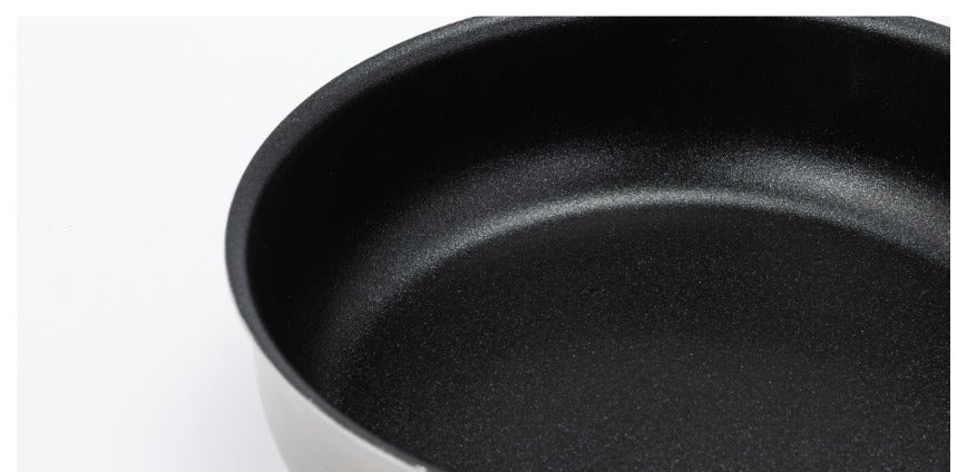 Close-up of the PFOA-free non-stick fry pan coating