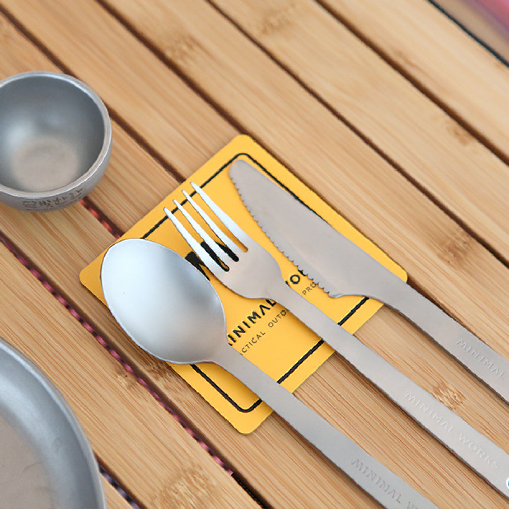 Titanium Cutlery Set