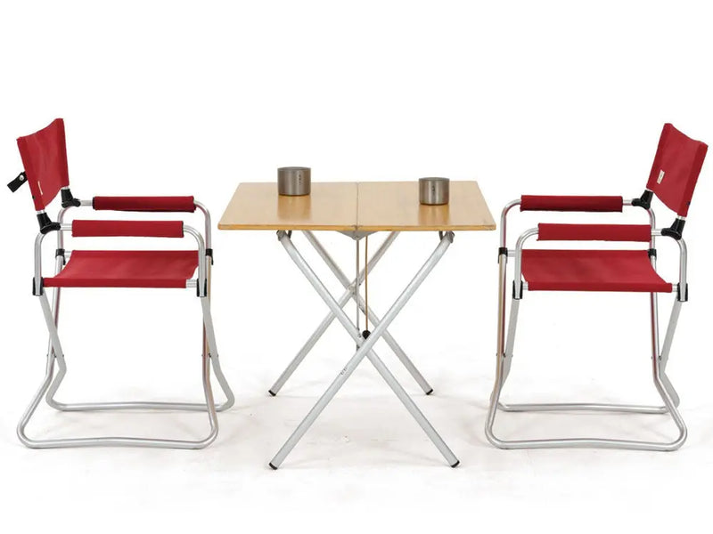 Silla plegable roja
