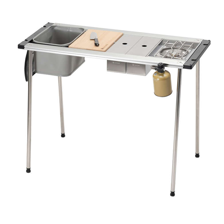 Ensemble de cuisine de camping pour table de barbecue en fer