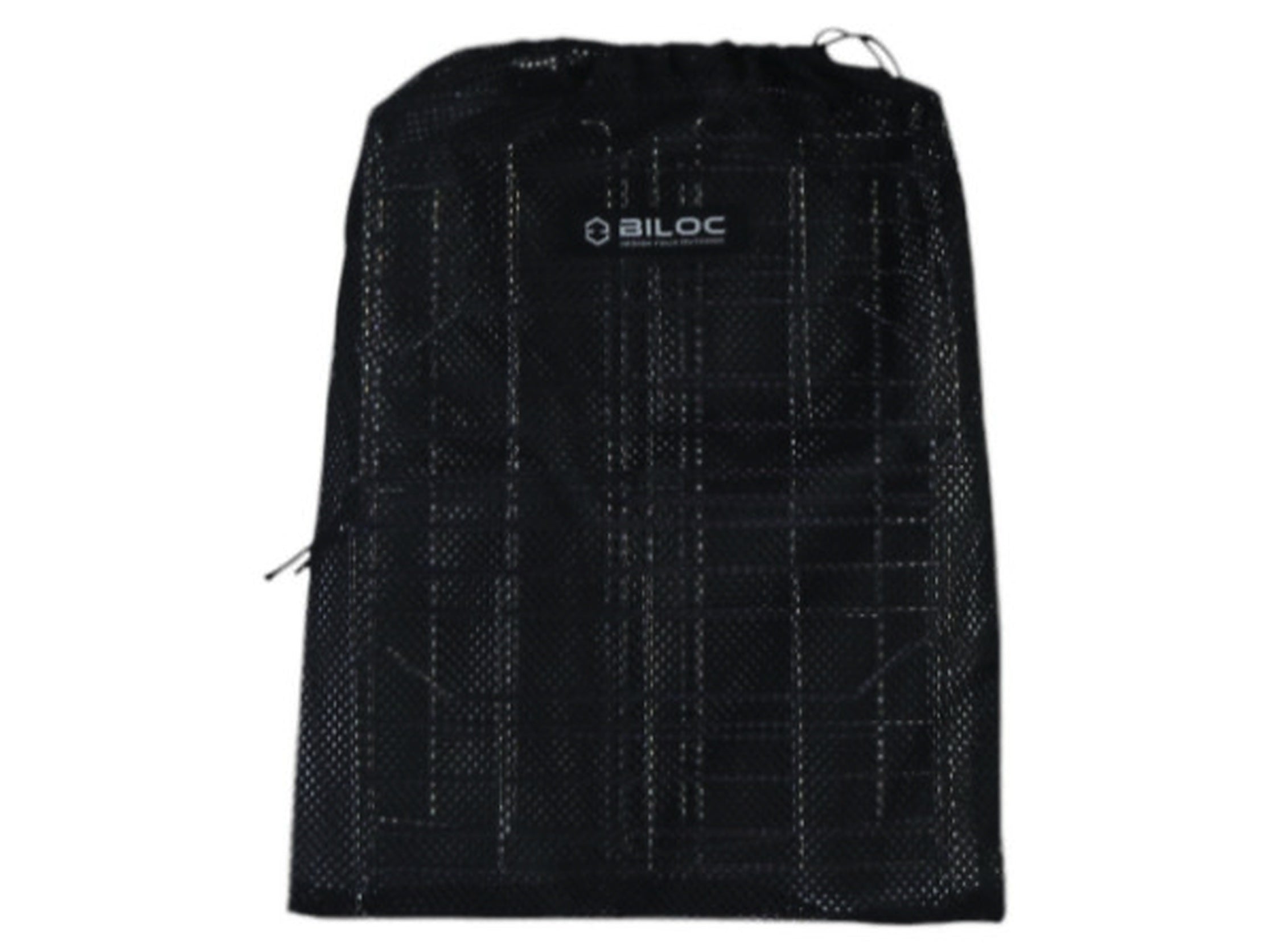 Mesh carry bag included with the basket, which lets a damp basket keep drying.