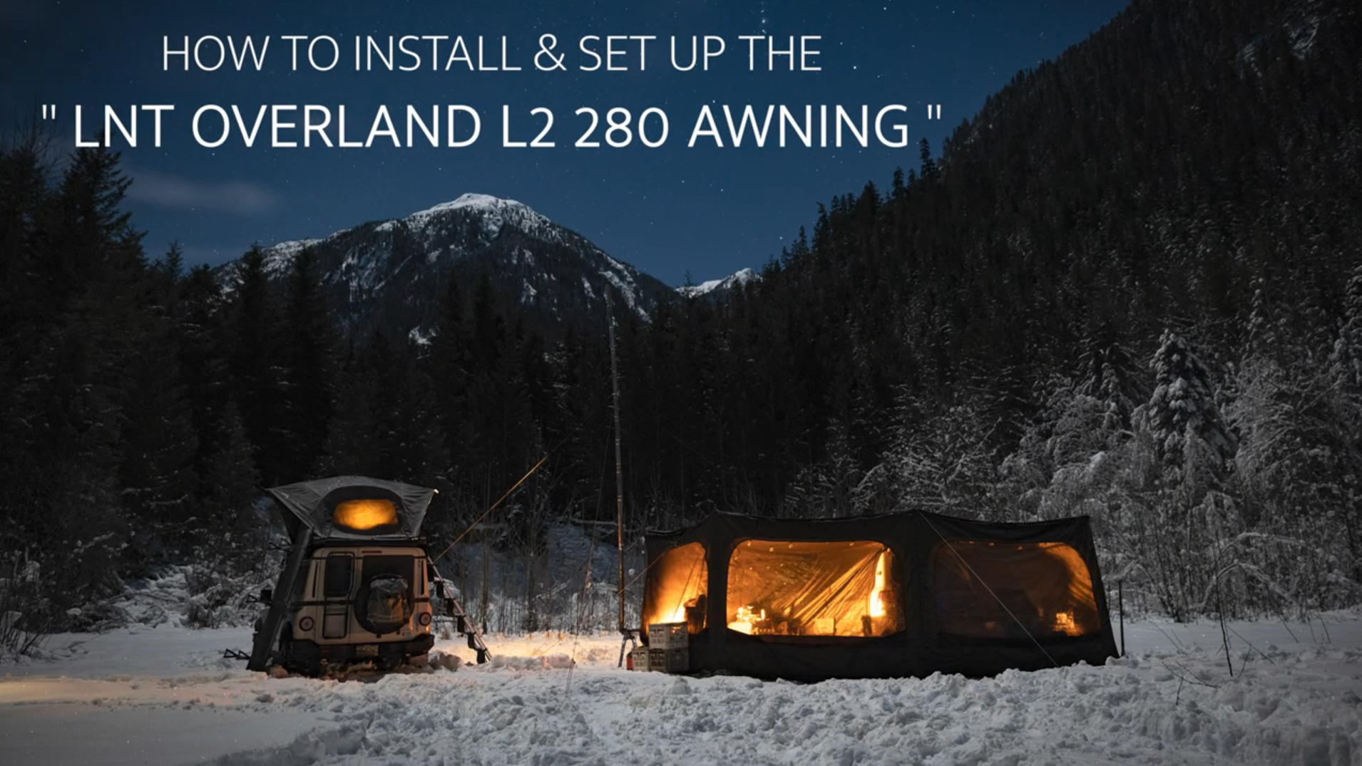 poster image for how to setup LNT 280 Awning with Sliding Insert