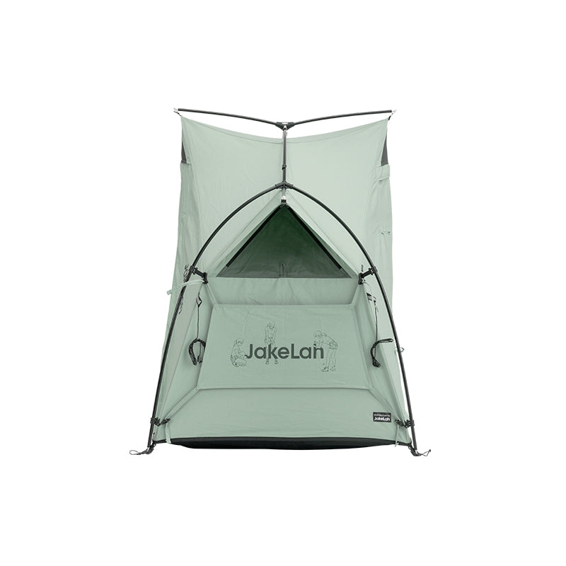 JakeLah J.cot tent W TC in Teal Green - front view