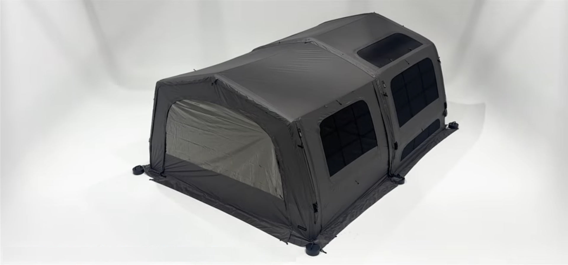 Comparison of outside view through smog TPU vs clear TPU windows