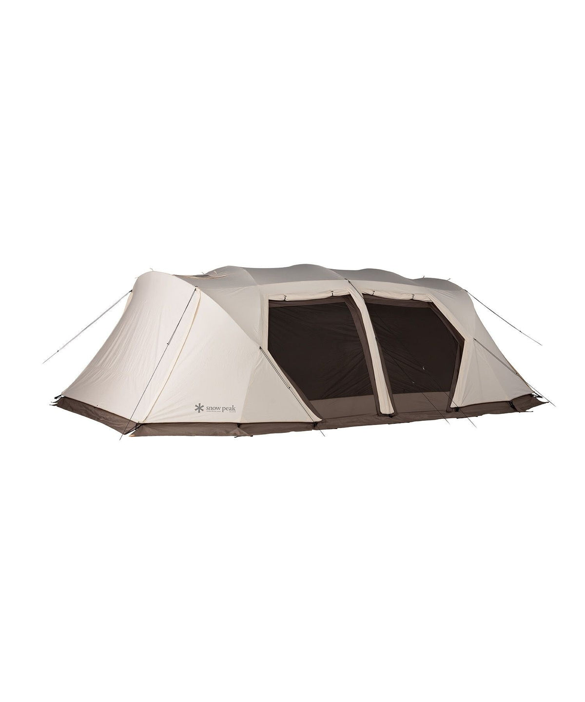 Land Lock X Fly Cover TC, fitted over the shelter with the front panels open