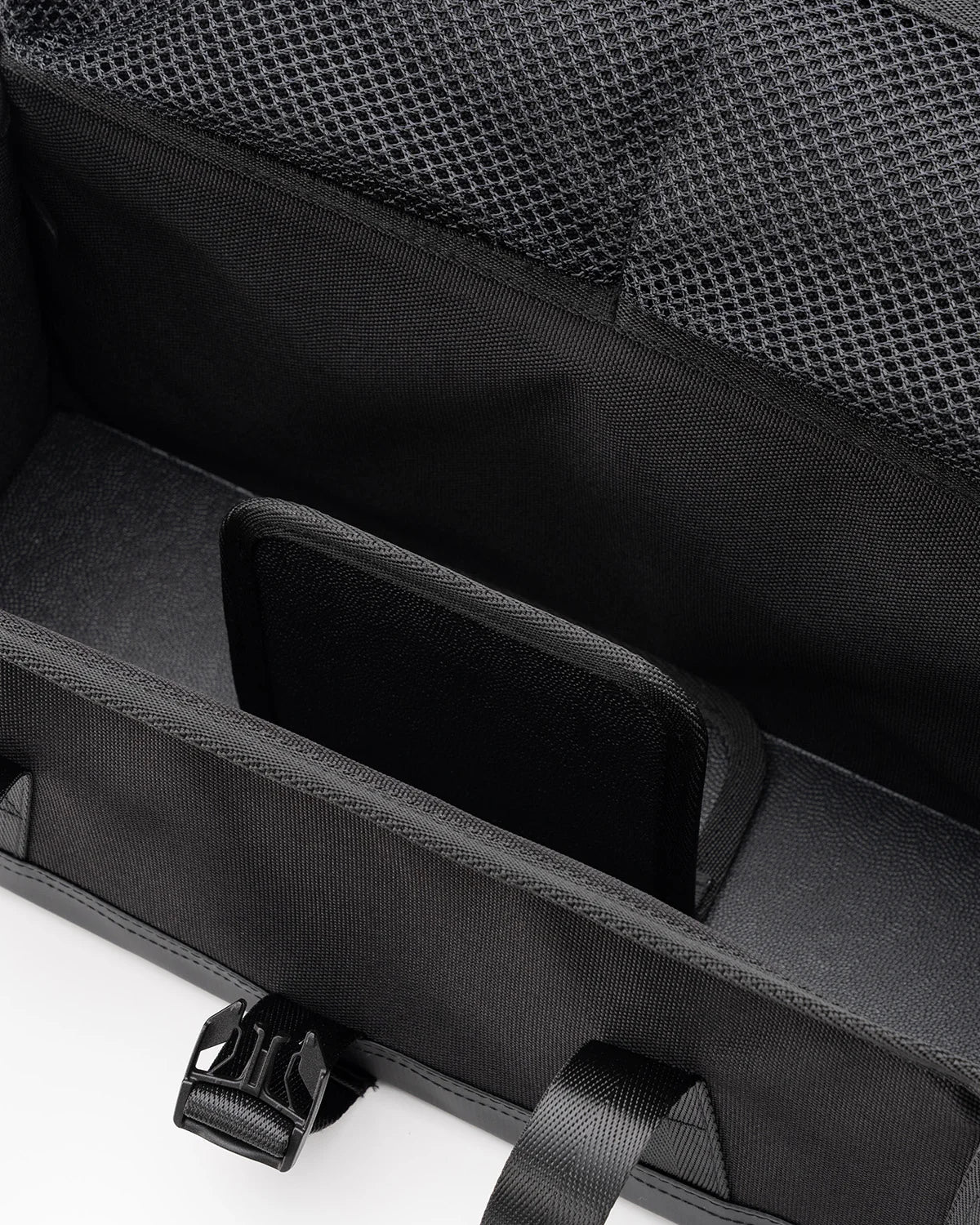 Interior of the Multi Container showing the removable divider panel