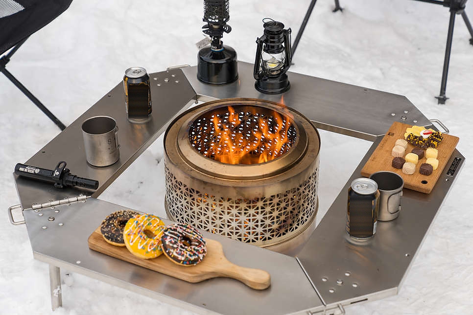 EAGLE Products焚火台用五徳「Båltyr」 Biloc Octa IGT Fire Ring Table – Modular Camp Table
