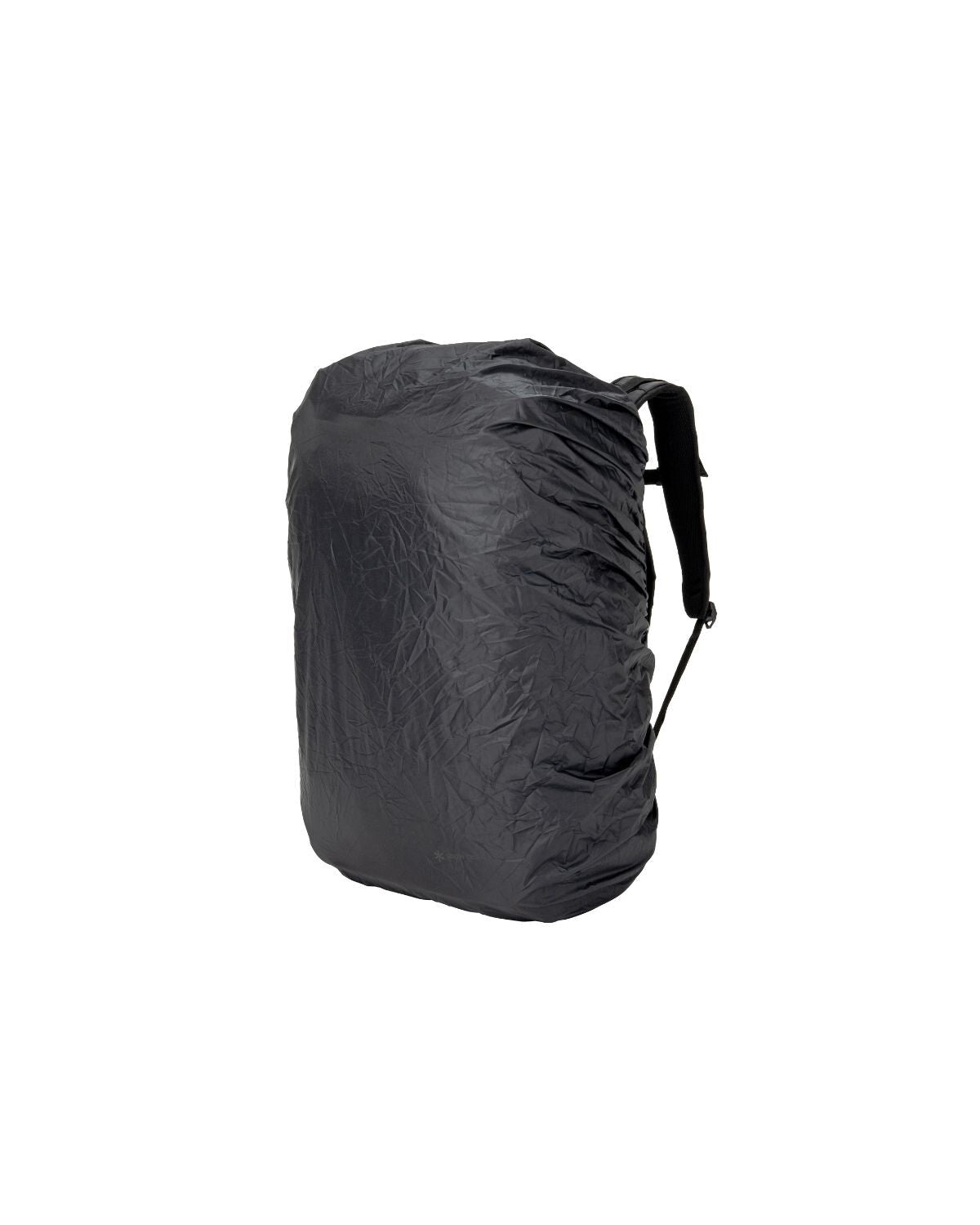OT Duffel Bag 65, Black, with the included rain cover fitted