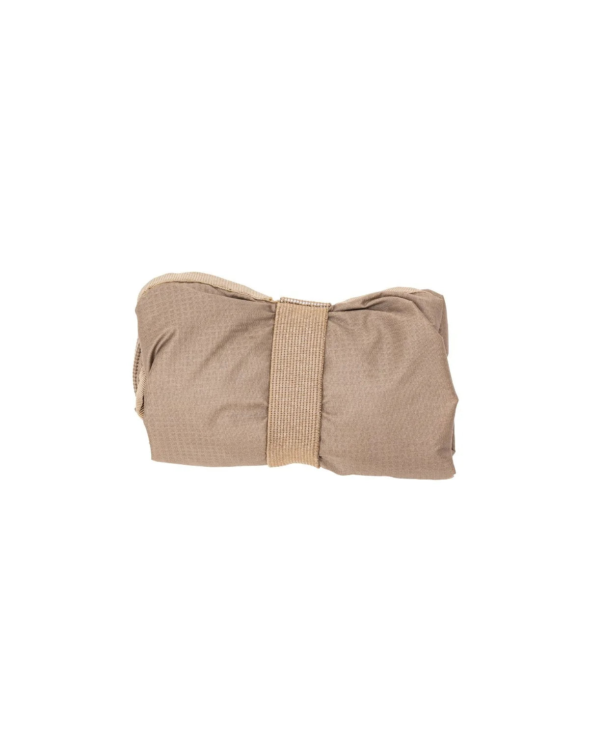 OT Packing Cube, Large, rolled up and secured with its strap for storage