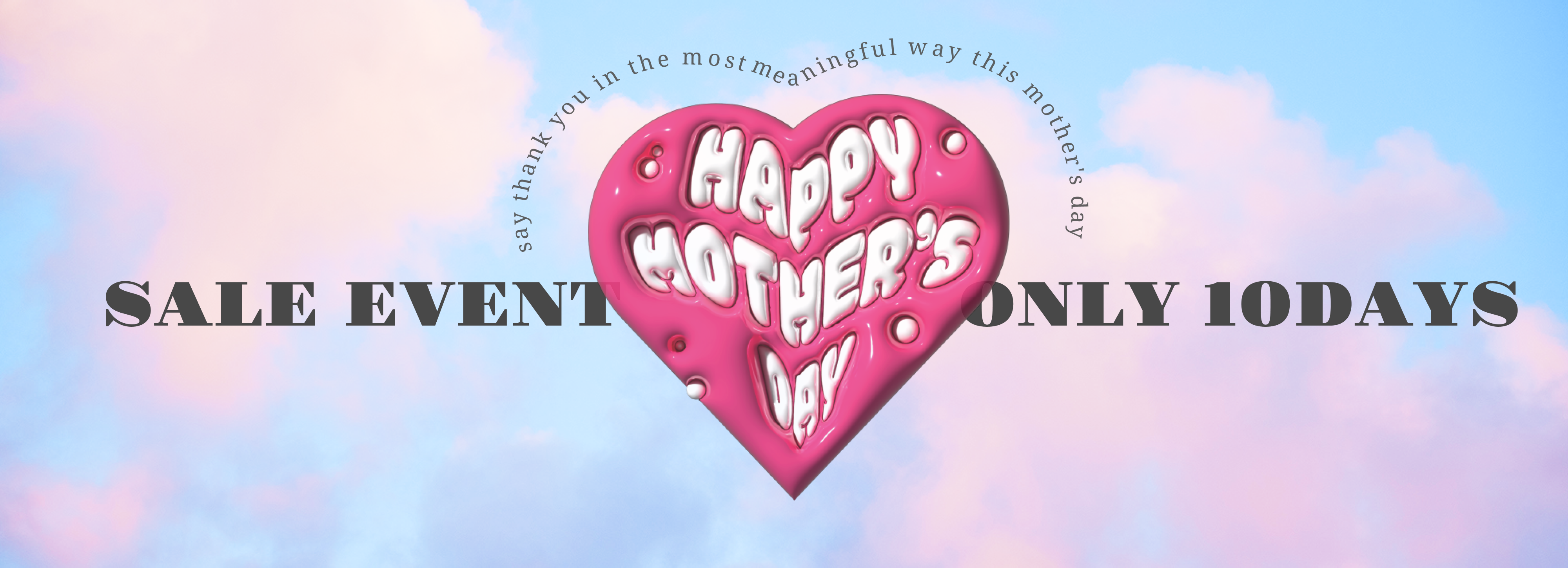 2024 Happy Mother's Day Sale Event main banner