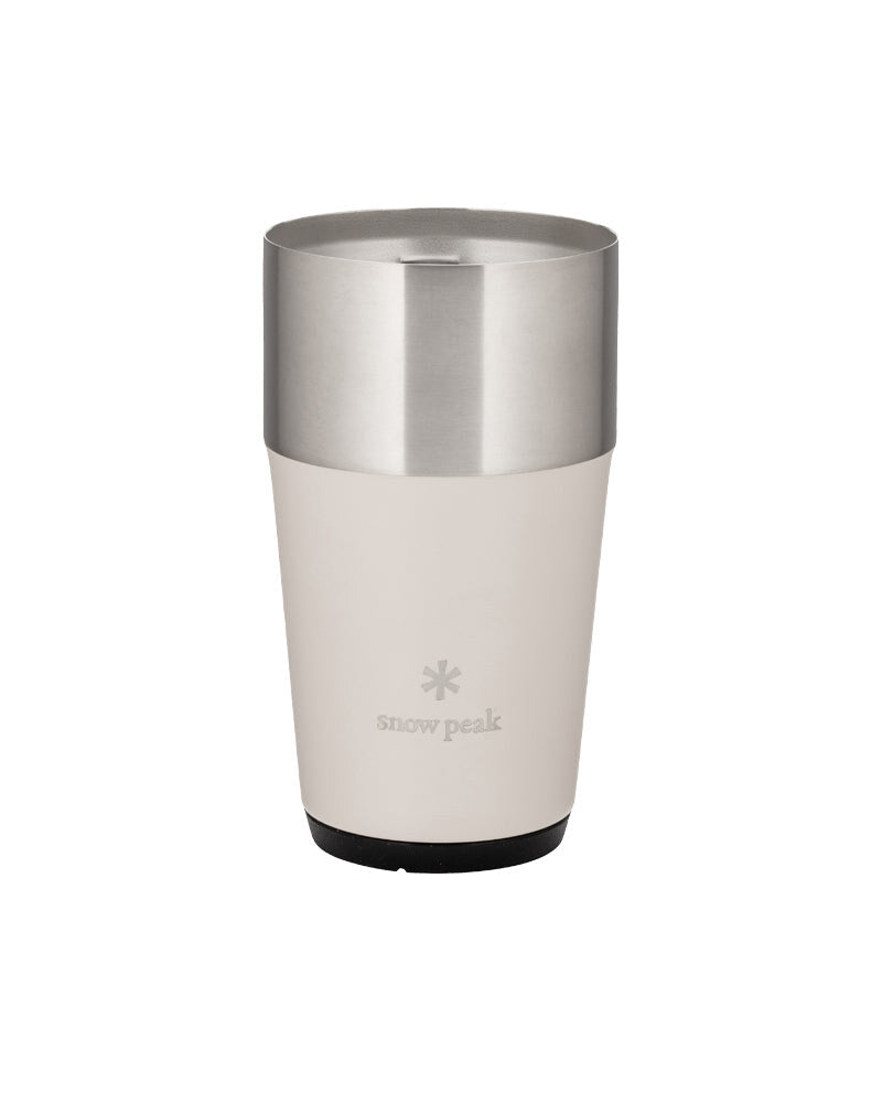 Shimo Tumbler, Sand, front view on a white background