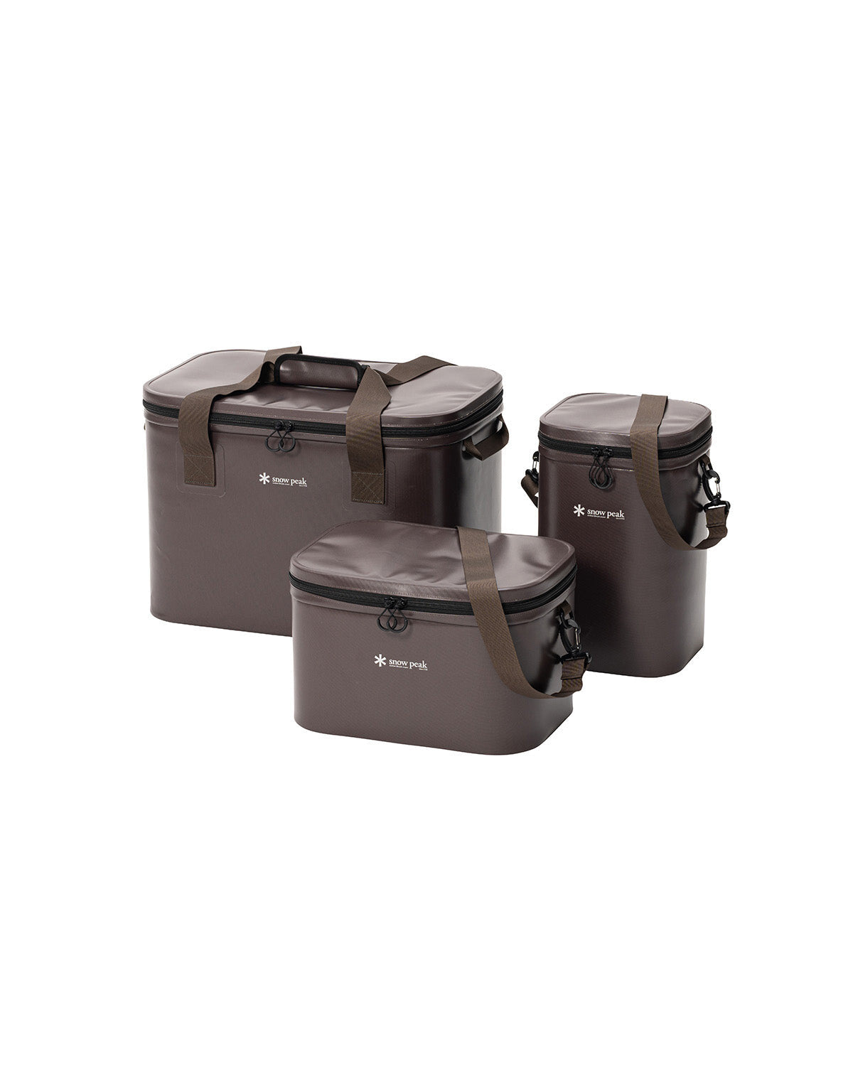 Soft Cooler, Tan, the 13, 15 and 47 sizes shown together