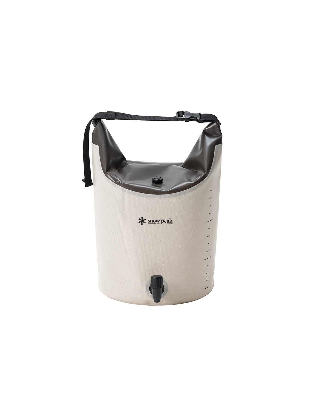 Soft Water Jug, the roll-top closure rolled and buckled