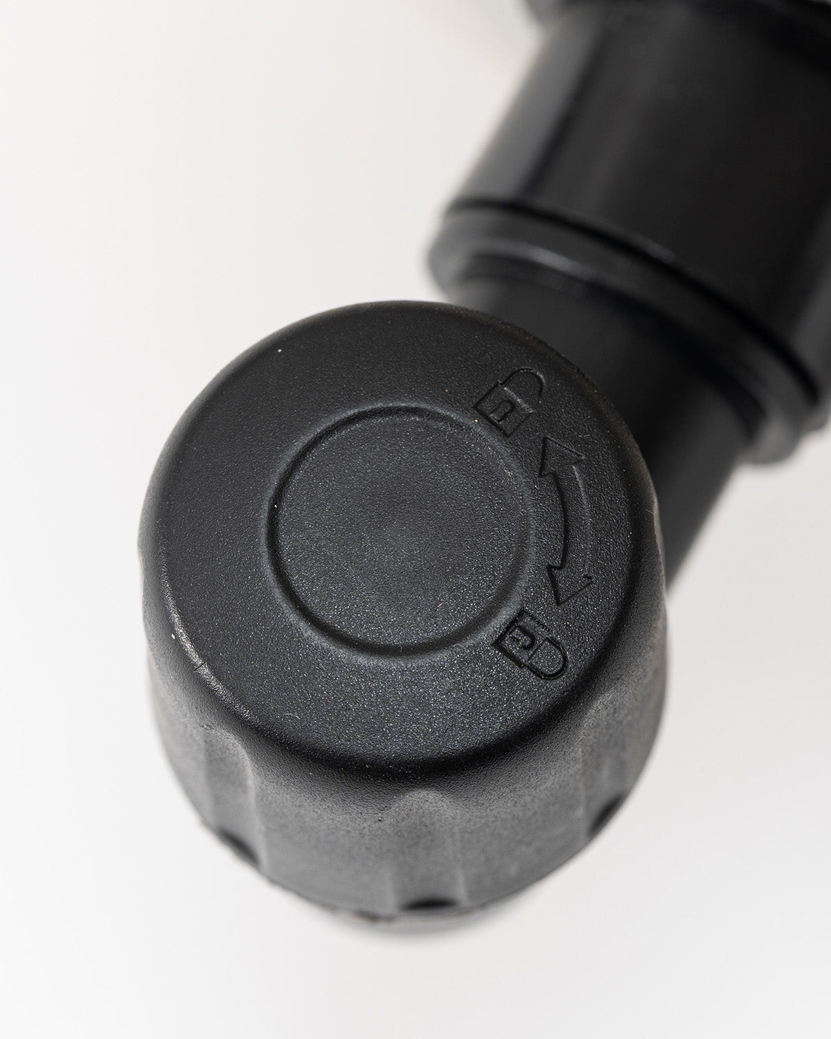Soft Water Jug, close-up of the turn-type spout dial