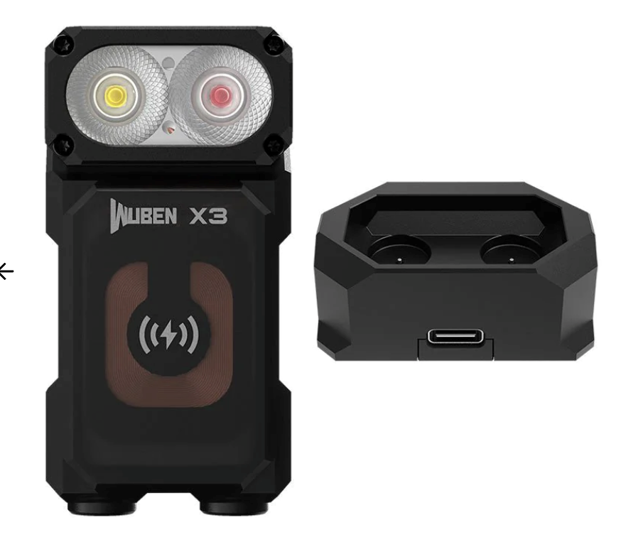 Lightok X3 Owl EDC Flashlight with Seat Charger