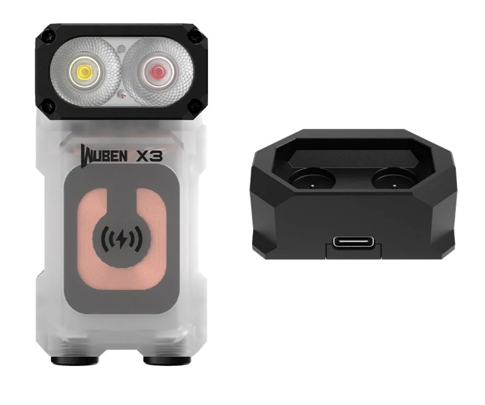 Lightok X3 Owl EDC Flashlight with Seat Charger