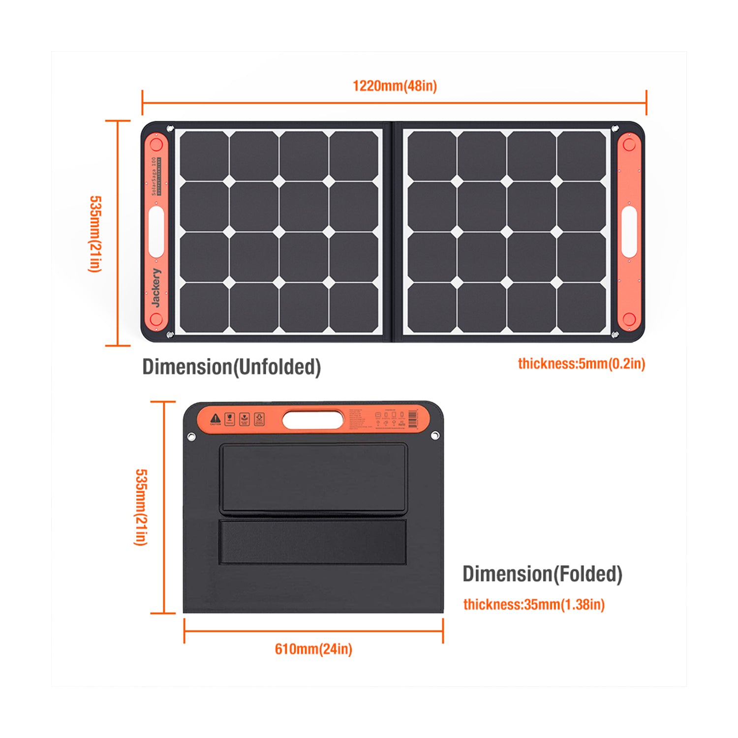 [SOLARSAGA 100W] Solar Panel - BIGTENT, Jackery